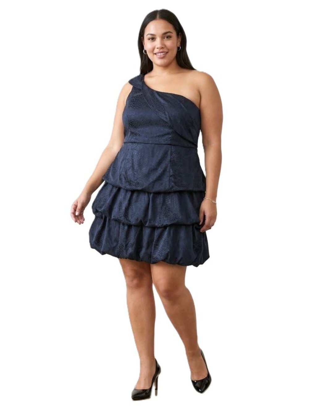 TORRID Snake Print One-Shoulder Cocktail Dress. Plus Size 24